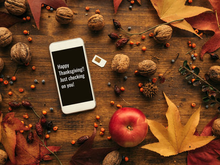 Happy Thanksgiving!! Time to phone a friend.