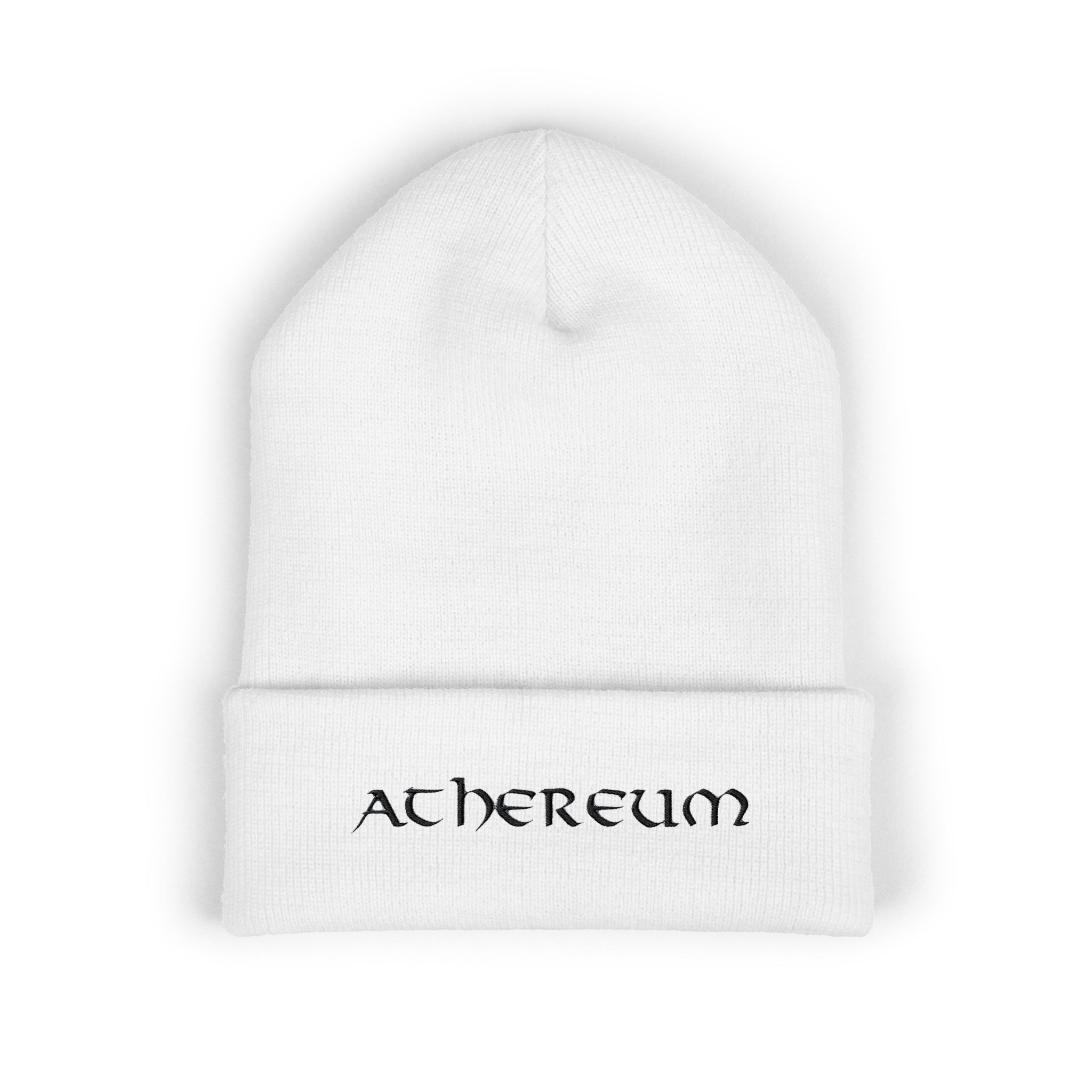 Embroidered Athereum Cuffed Beanie