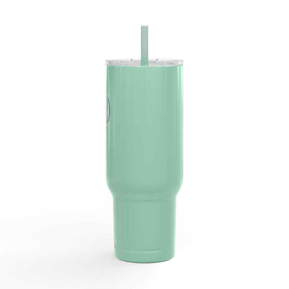 Thumbnail: 40oz Engraved Insulated Tumbler with Lid & Handle Sigil