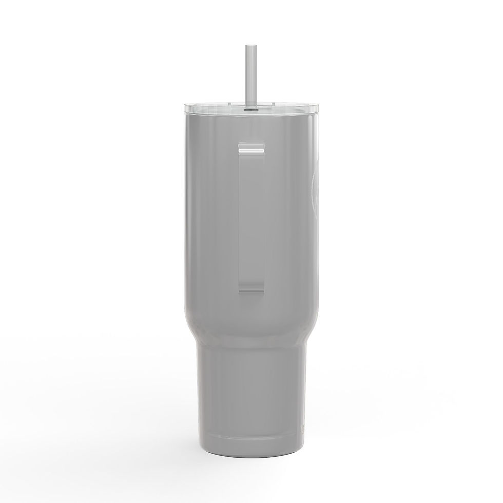 Thumbnail: 40oz Engraved Insulated Tumbler with Lid & Handle Sigil