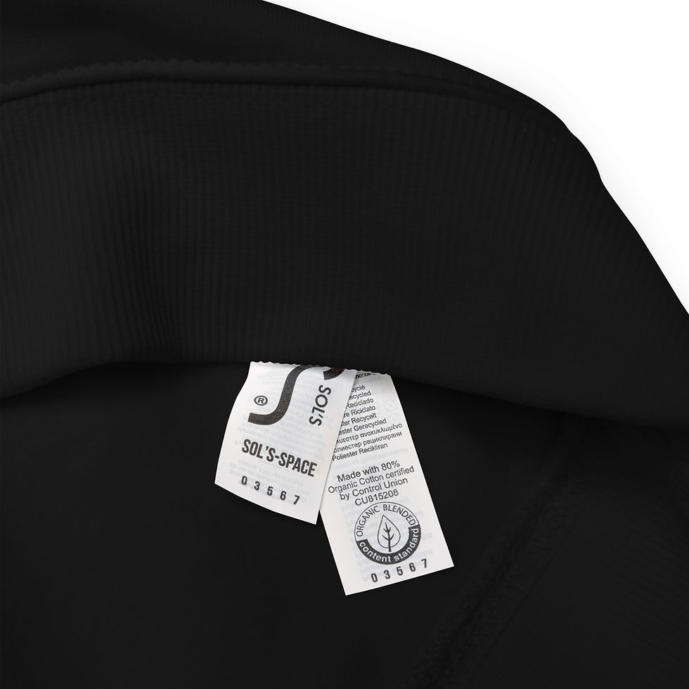 Thumbnail: Unisex organic raglan sweatshirt