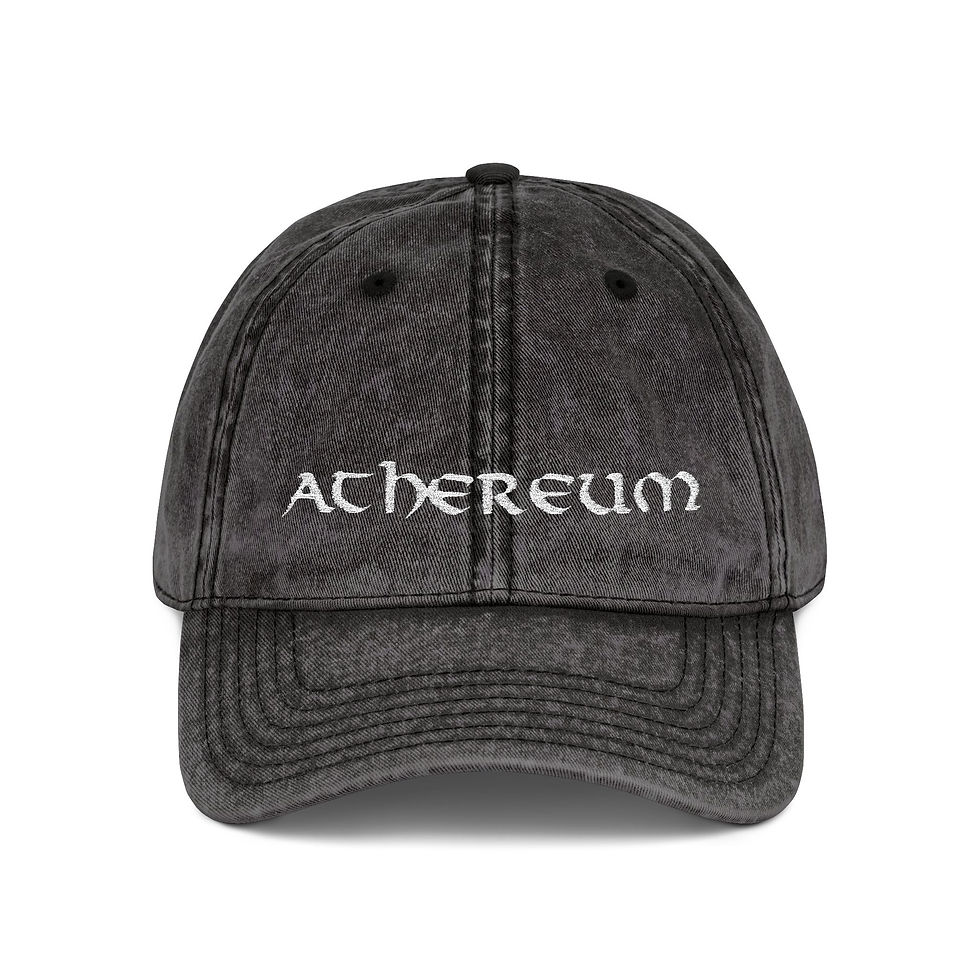 Thumbnail: Vintage Embroidered Athereum Cap