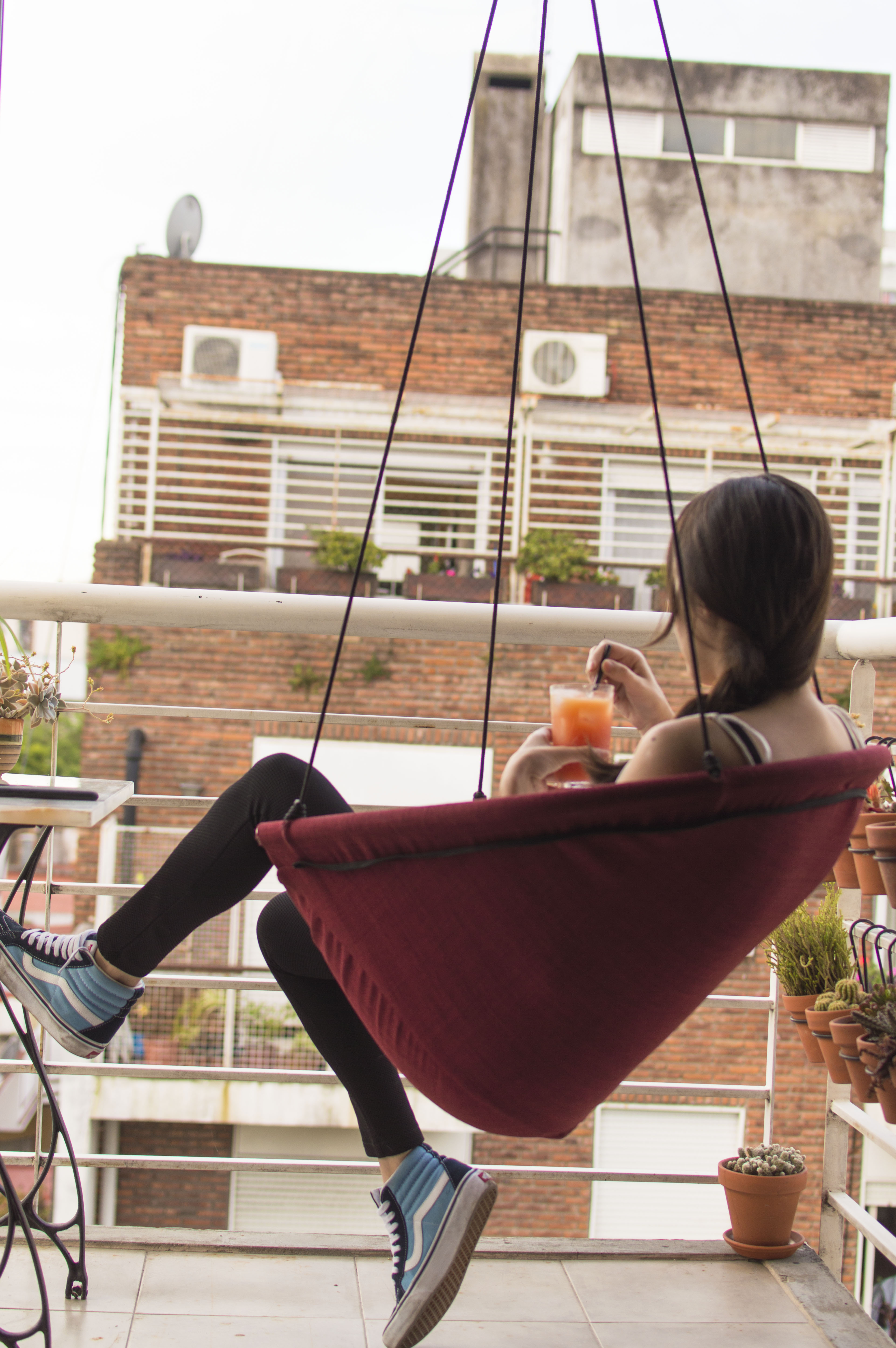 columpio para balcon