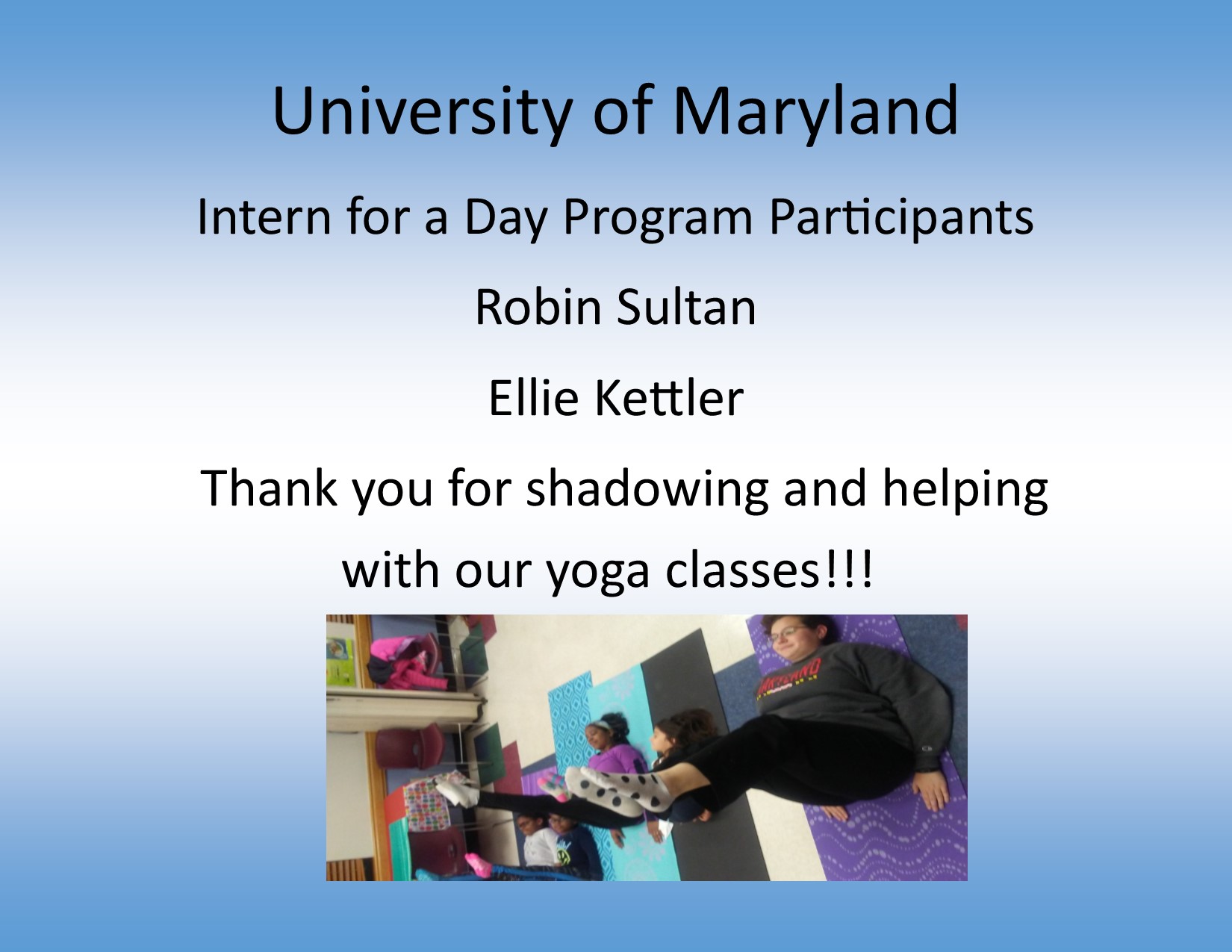Intern for a Day