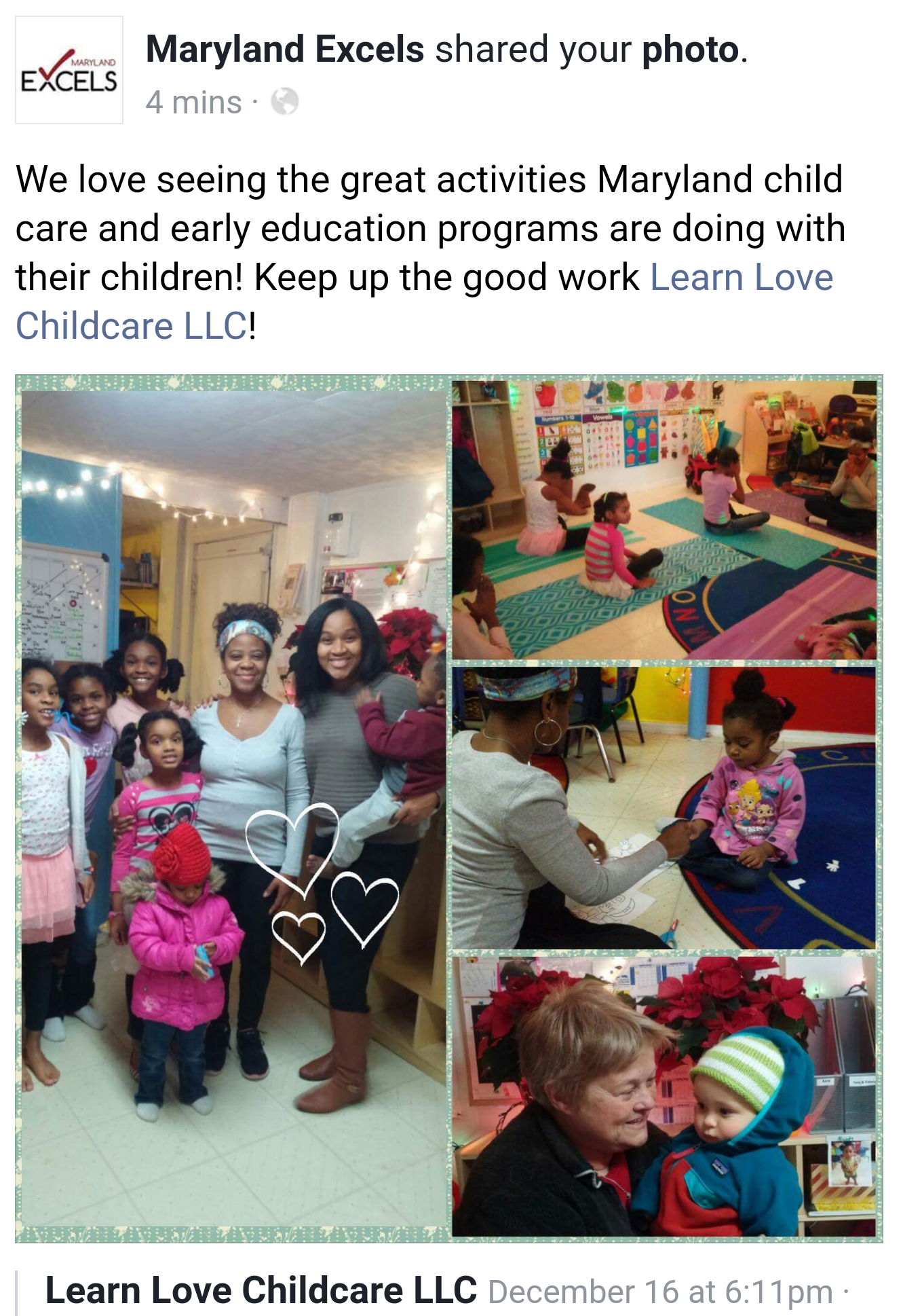 maryland childcare yoga photo