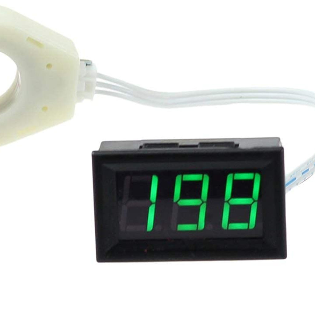 bayite DC Current with Hall Effect Sensor 5-120V 400A Mini Digital Voltage