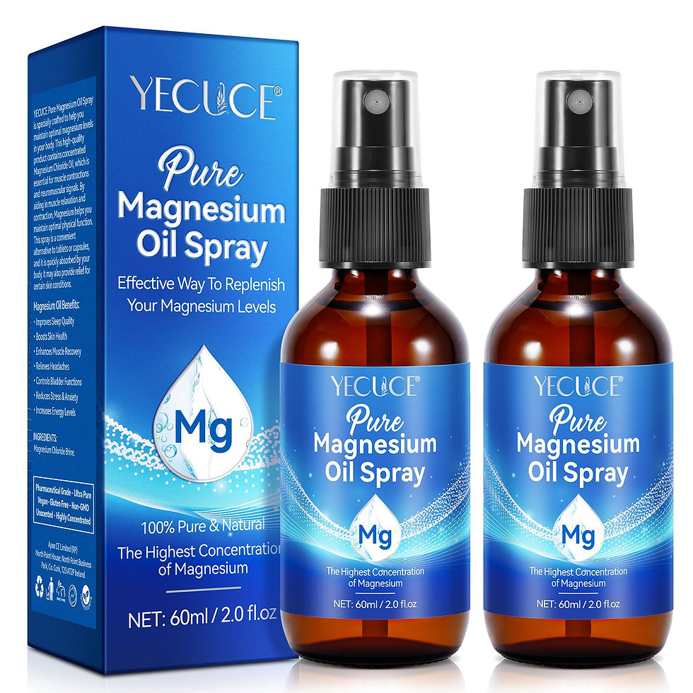 Thumbnail: Magnesium Oil Spray, 100% Pure Organic, Relieves Muscle Tension, 2 Pack
