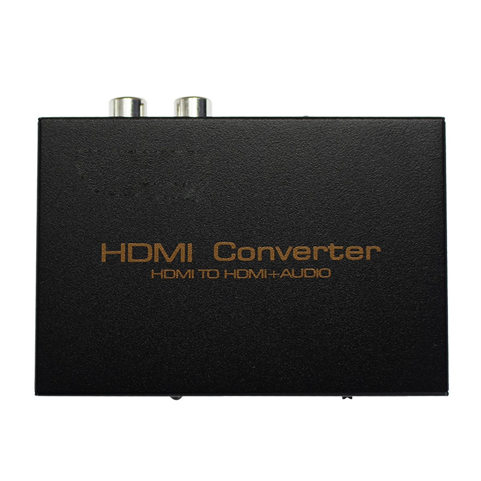 Thumbnail: 1080P Audio Extractor to + Optical SPDIF HDMI TOSLINK + RCA L/R Jack Stereo