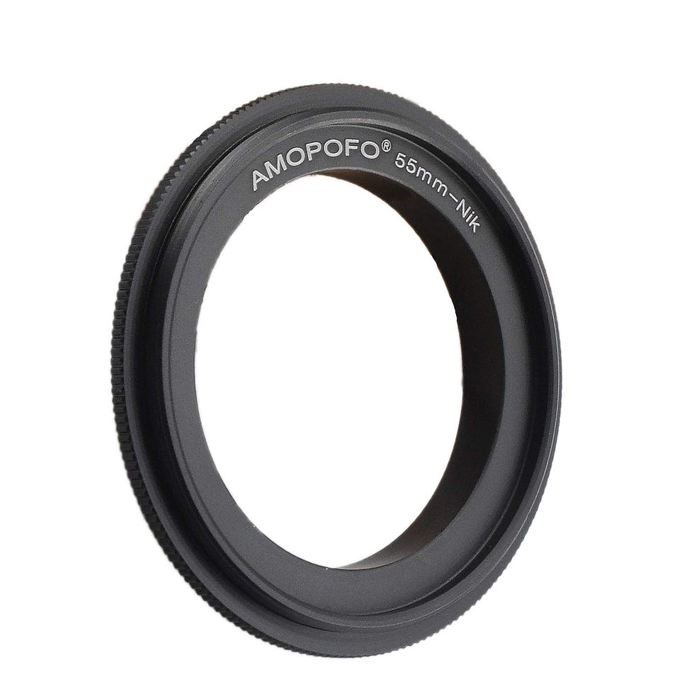 Thumbnail: 55mm Reverse Macro Ring for Nikon Cameras with 55mm Lens Filter Thread