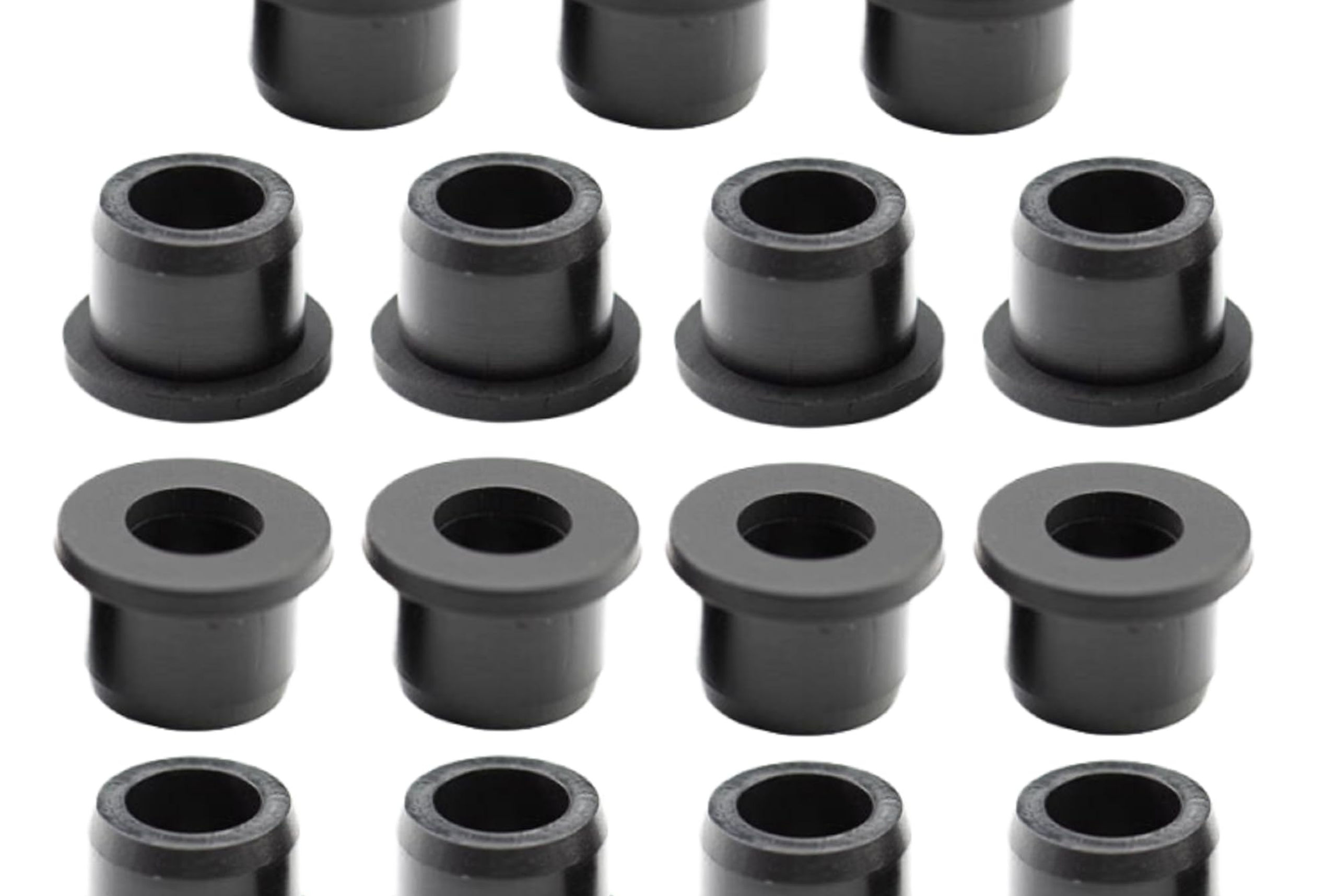 15 Drill ID Silicone Top hat Rubber pcs 9/16" Hole?3/8" Black for and Grommets
