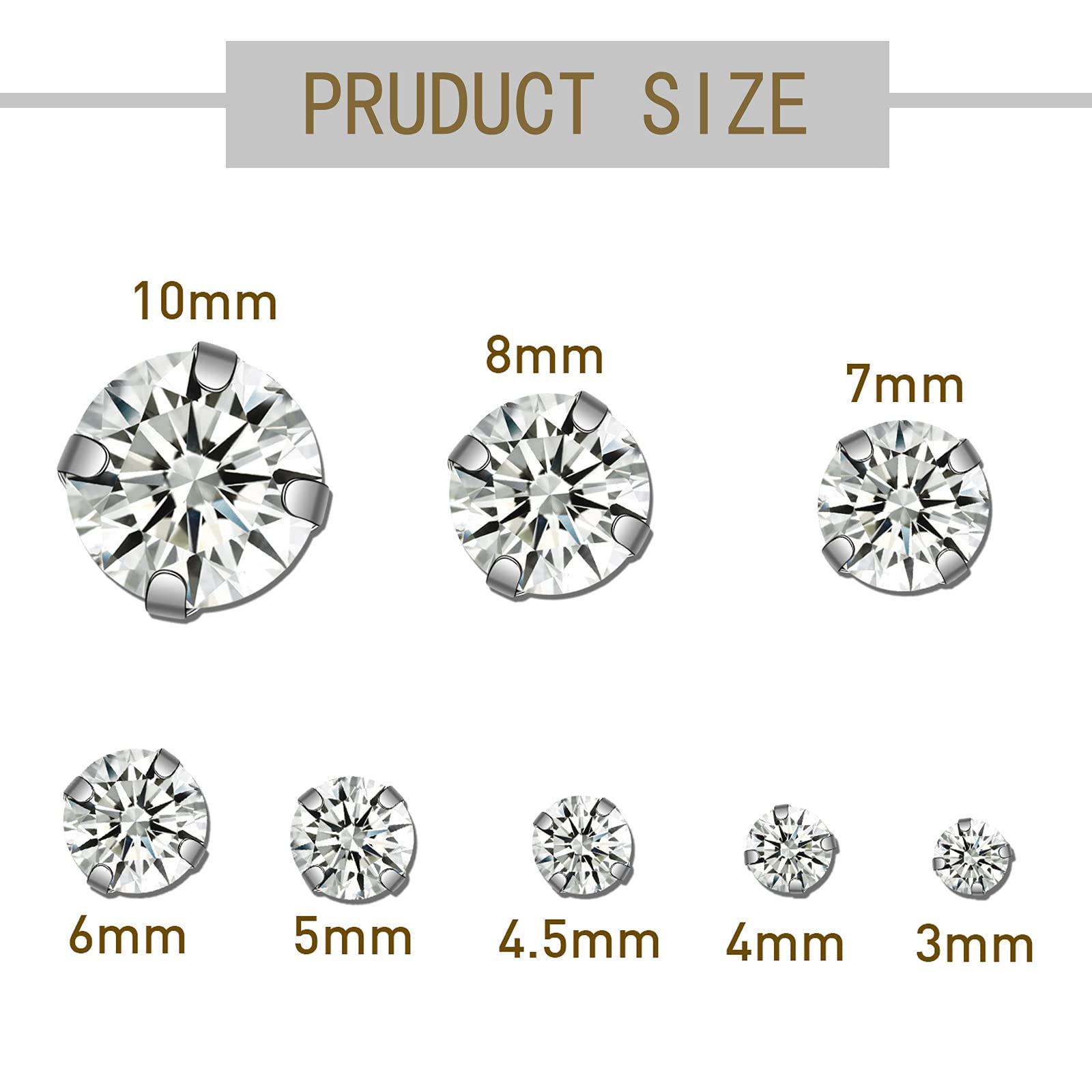 Syhood Pcs Crystal Sew on Claw to Flat Back Clear Stones for Jewelry, Clothes,