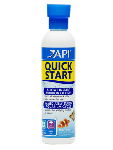 API QUICK START Freshwater and Saltwater Bacteria Bottle Aquarium Nitrifying