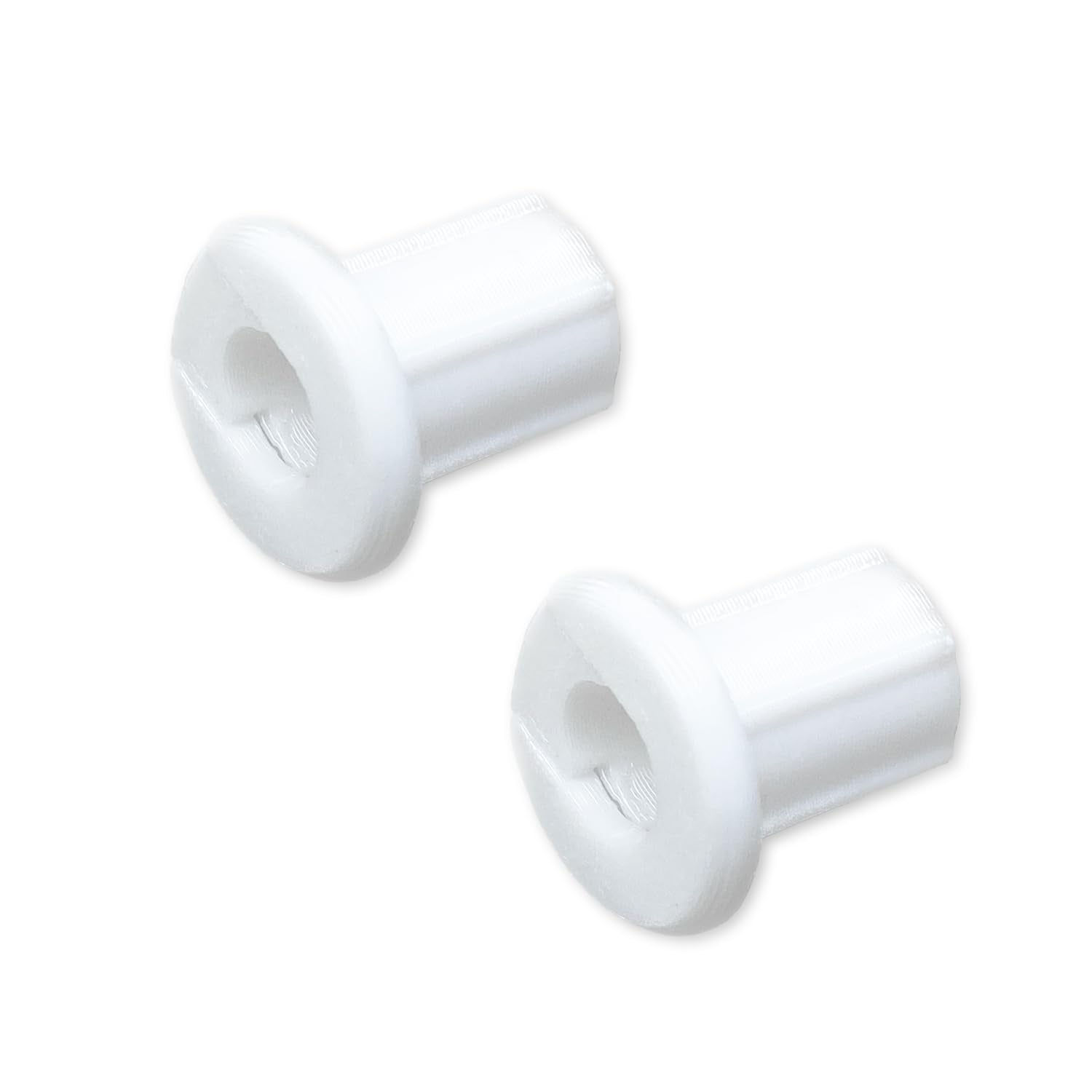 Cable Feed Through Bushings, 1/2" for Coaxial/CCTV Cables, 2-Pack White