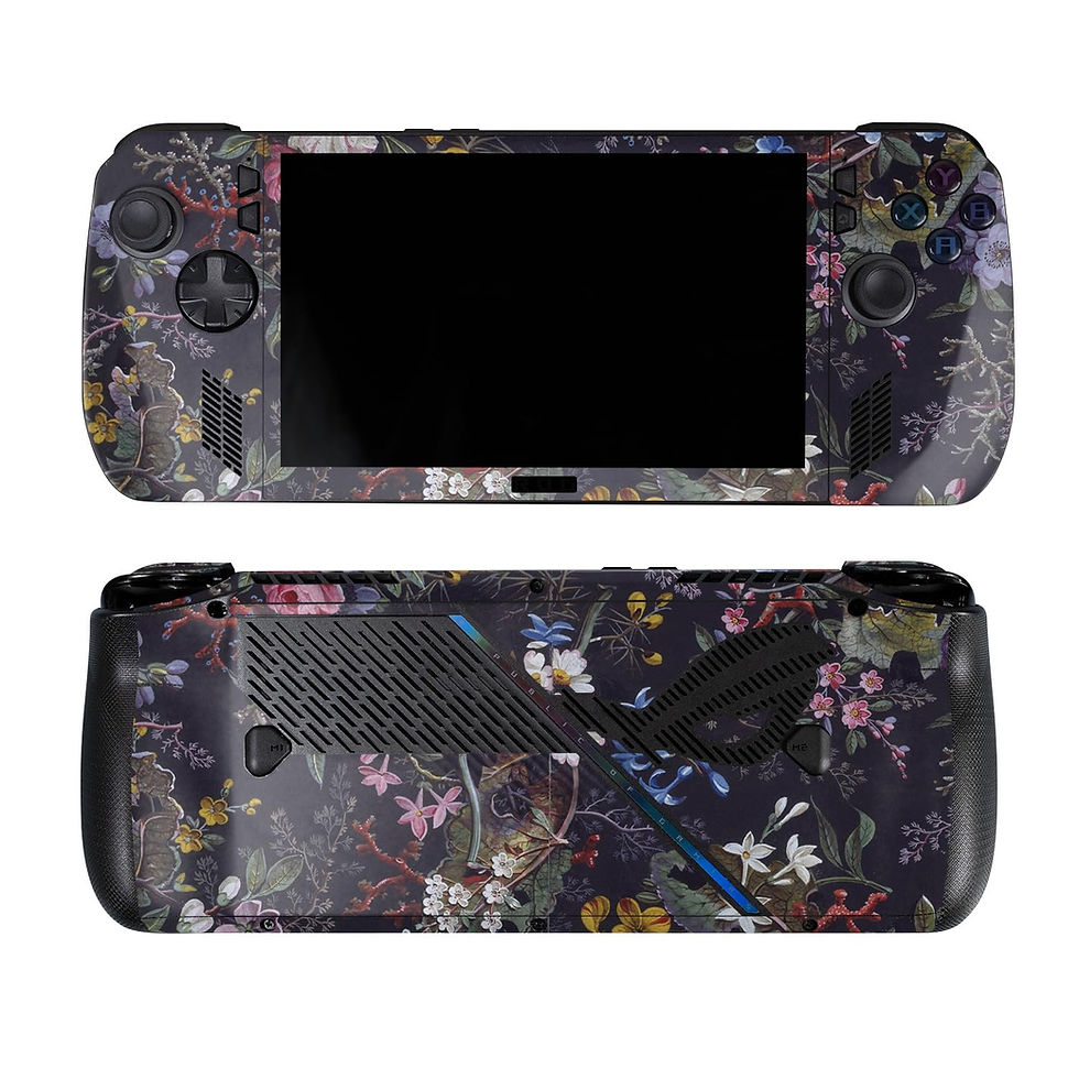 Thumbnail: Asus ROG Ally X Skin, Midnight Blossom Premium 3M Vinyl Wrap, Easy to Apply