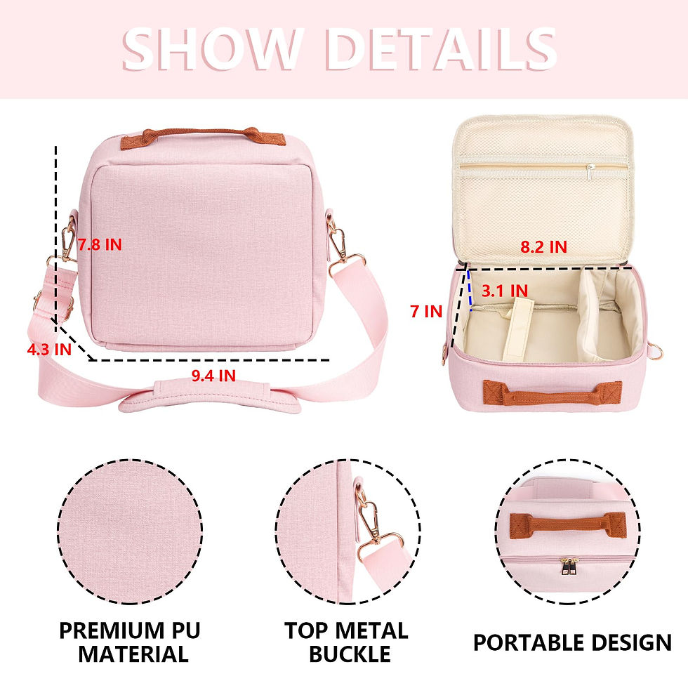 Thumbnail: Fujifilm Instax Mini 12/11 Camera Case with Shoulder Strap, Universal Pink Bag