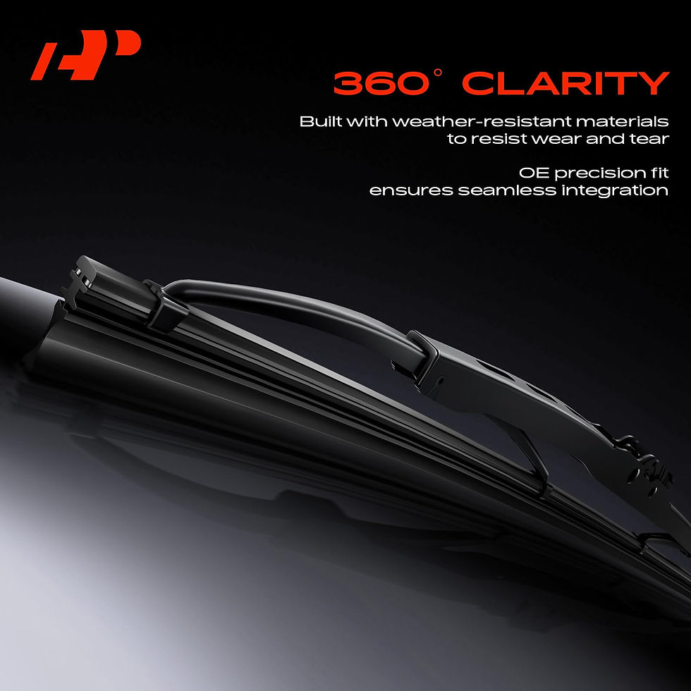Thumbnail: A-Premium Wiper Blades with Jeep & - 22"+20"+11" Windshield Compatible