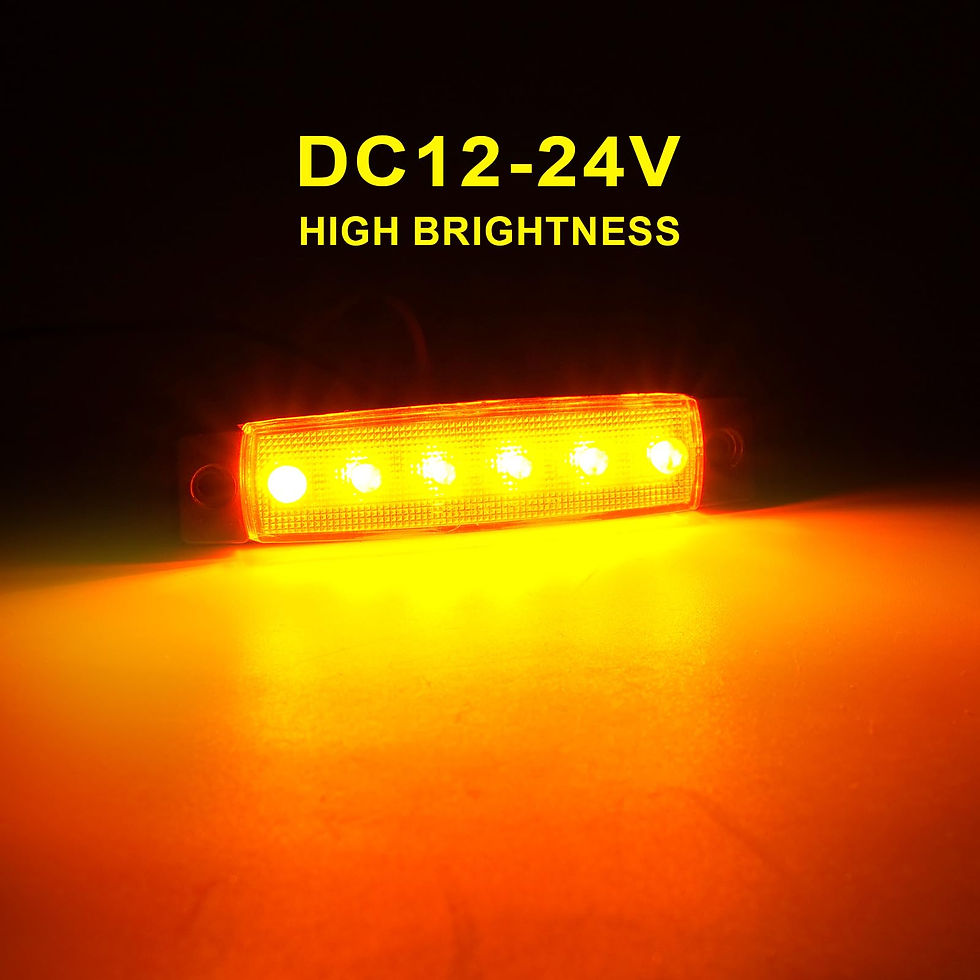 Thumbnail: 40 LED Trailer Clearance Side for RV Pack 6 Marker Truck Van Caravan Boat