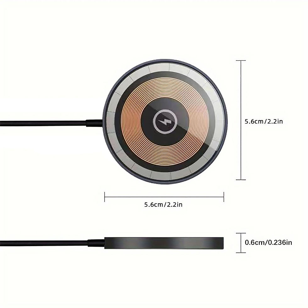 Thumbnail: Magnetic iPhone Charger, Fast Wireless Charging Pad, Magsafe Compatible