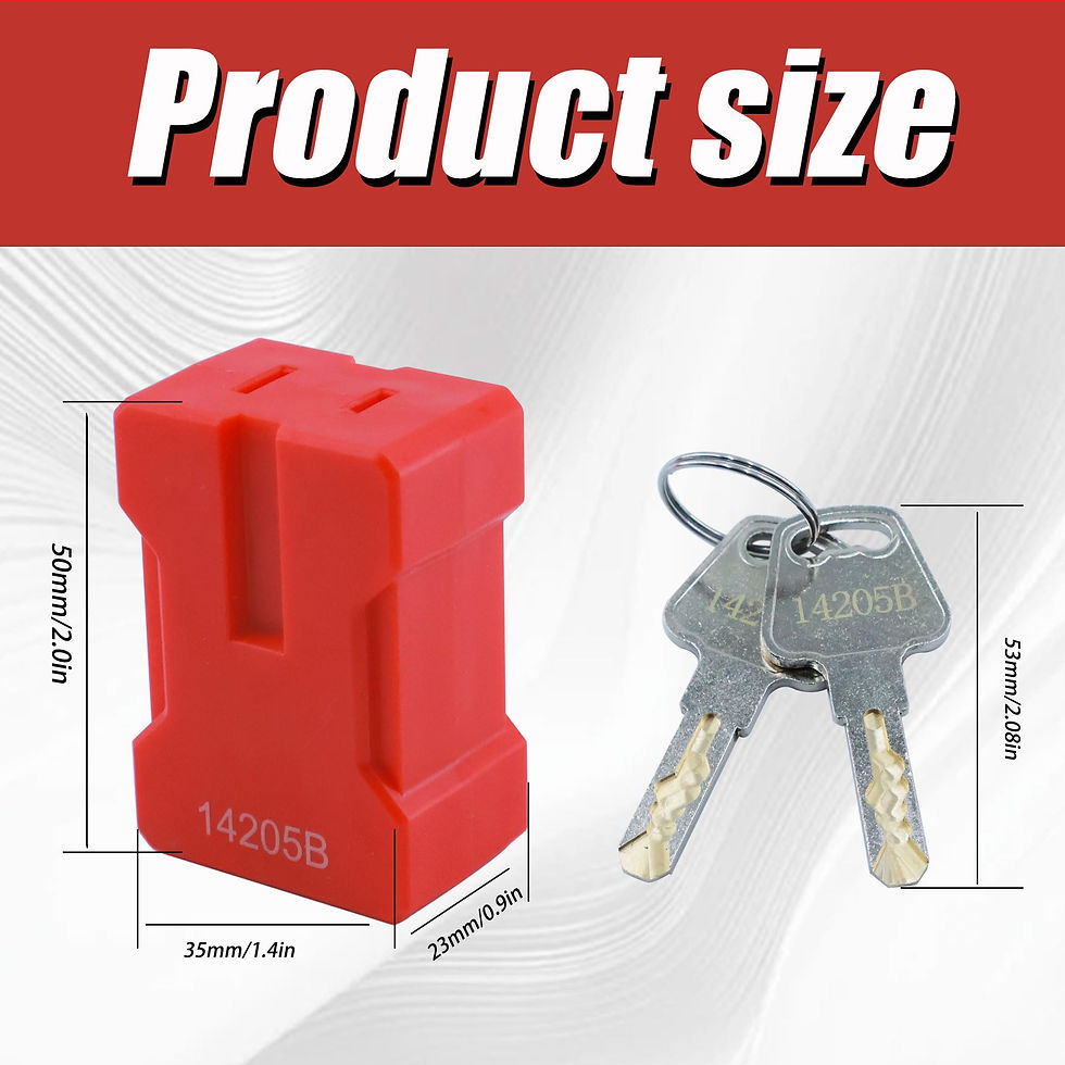 Thumbnail: 4PCS Lock Electrical Cord Lockout Device Safety Locks Fits & Shutdown Service