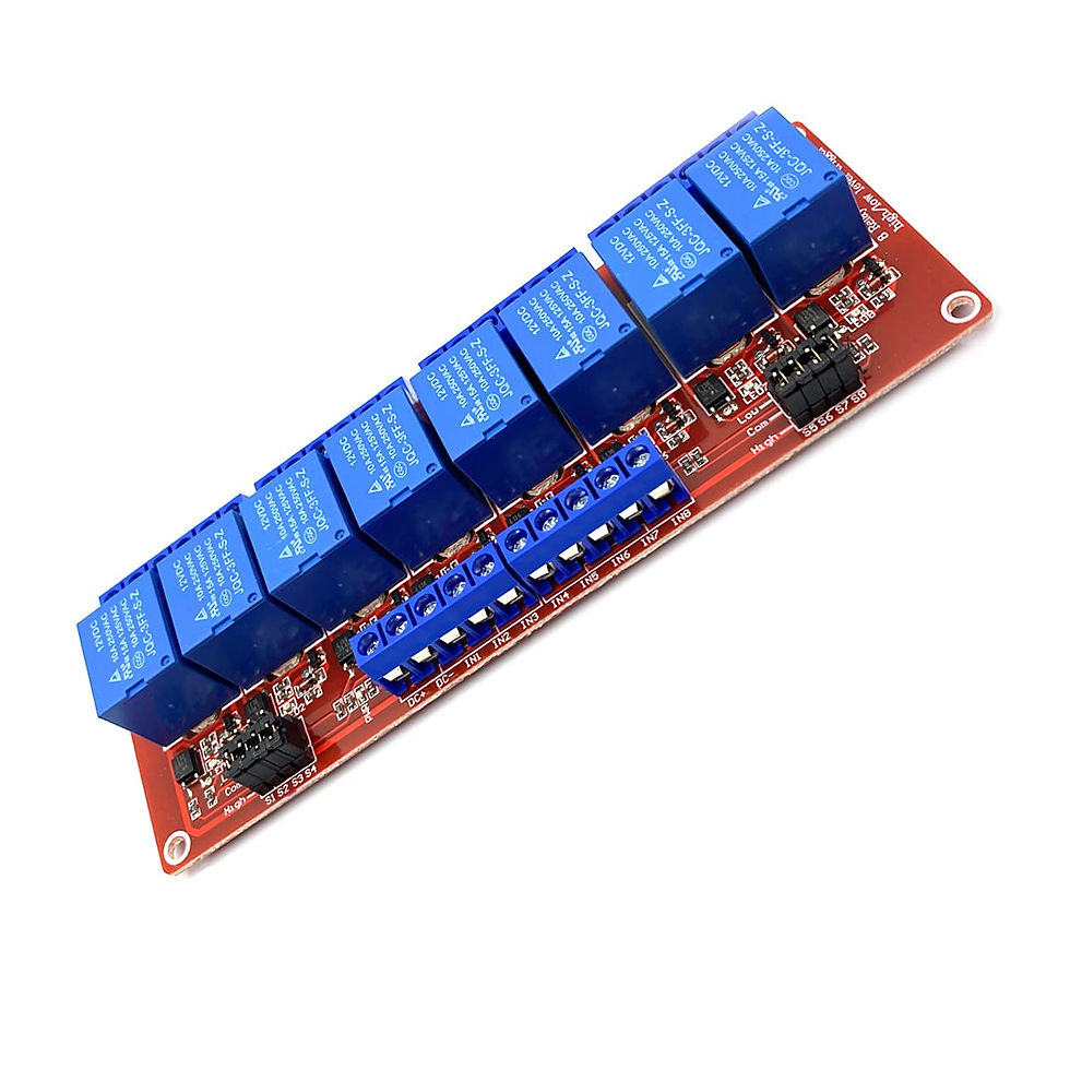 Thumbnail: FainWan Channel Relay with OPTO-Isolated and Low Level Ways Switch 12V 8 Module