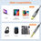 Thumbnail: USB C to 3.5mm Audio Aux Jack Cable (4ft),JXMOX Type C to 3.5mm Headphone Car St