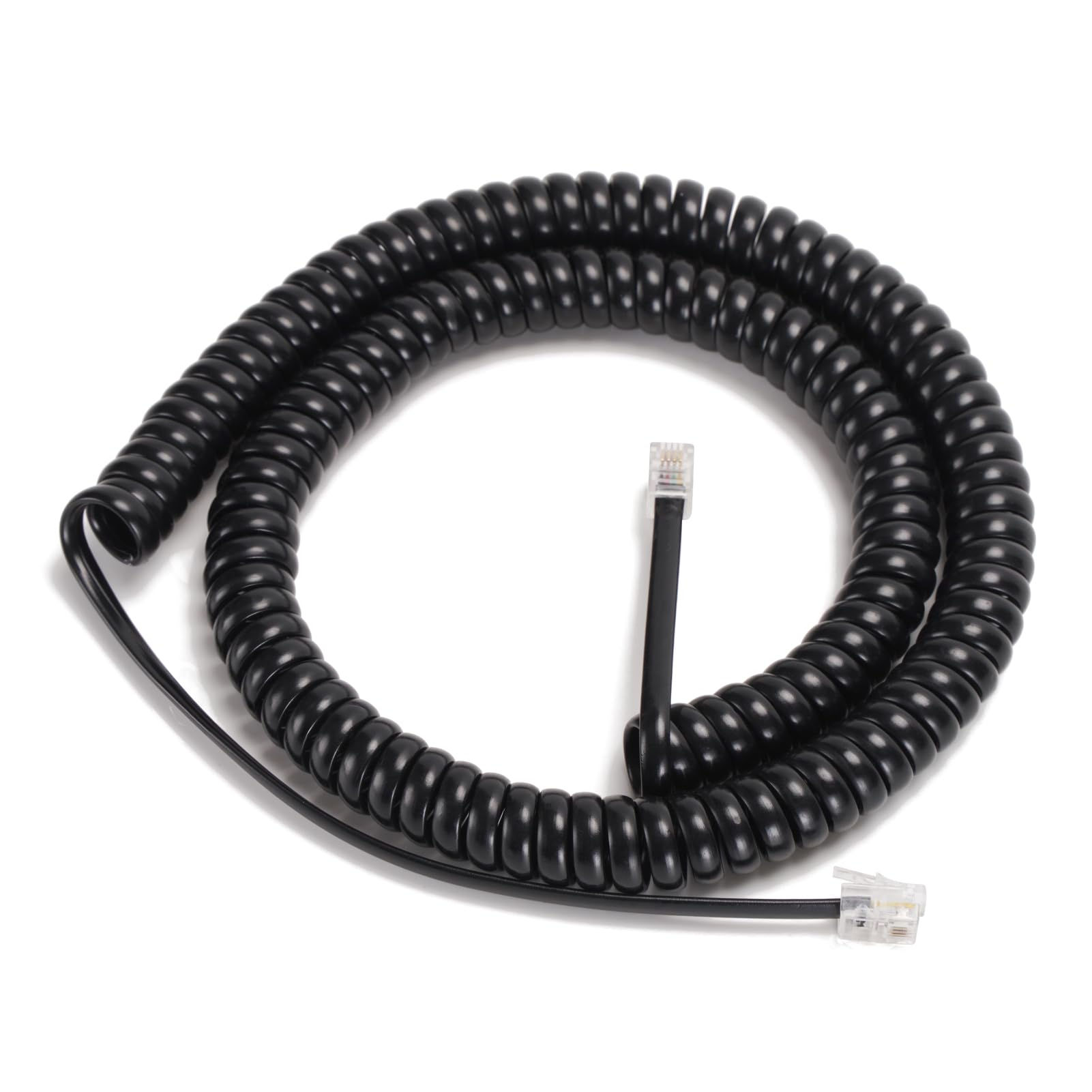 Uvital 16FT Landline Phone Cord, Compatible with Cisco IP Phones (Black)