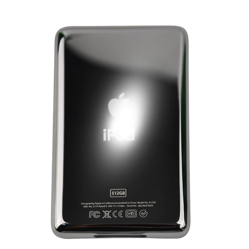 Thumbnail: Stainless Steel Back Cover Housing for iPod Classic, 512GB Replacement