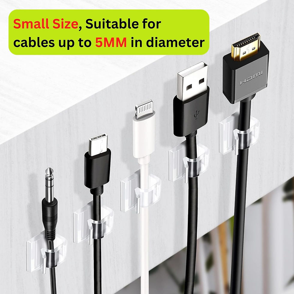 Thumbnail: Outdoor Light Clips, 100Pcs Cable Management for Christmas Lights (Clear)