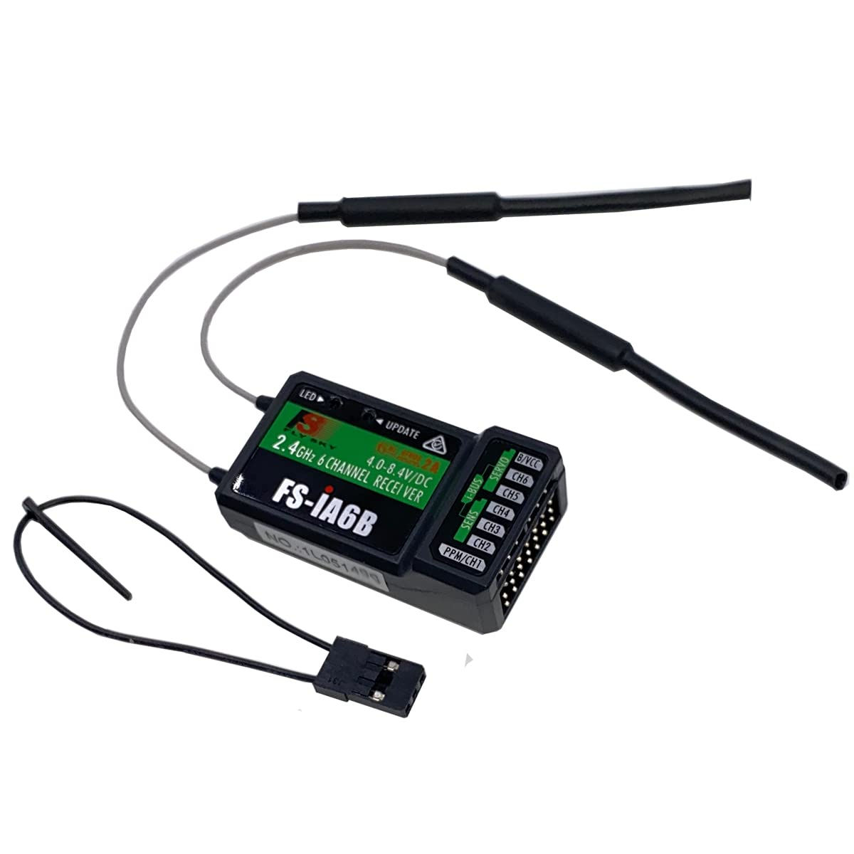 DTXMX Flysky Receiver AFHDS Support Output FS-iA6B 2.4G 2A and RC Radio