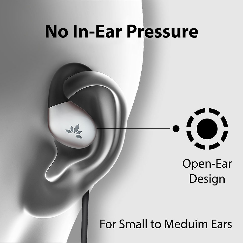 Thumbnail: Avantree Resolve – AUX Open-Ear Earbuds & 3.5mm w/Mic Women, Wired Over-Ear