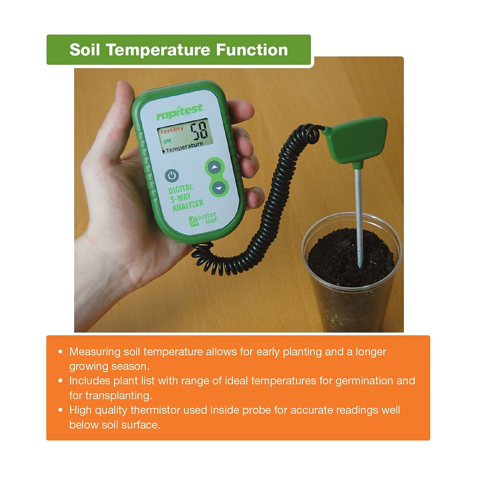 Thumbnail: Luster Leaf Fertility and Rapitest Way Analyzer Temperature 1835 Digital