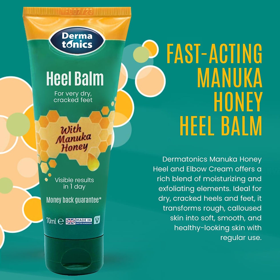 Thumbnail: Dermatonics Foot for Dry Cracked Heels - Cream 25% Manuka Urea with Honey,