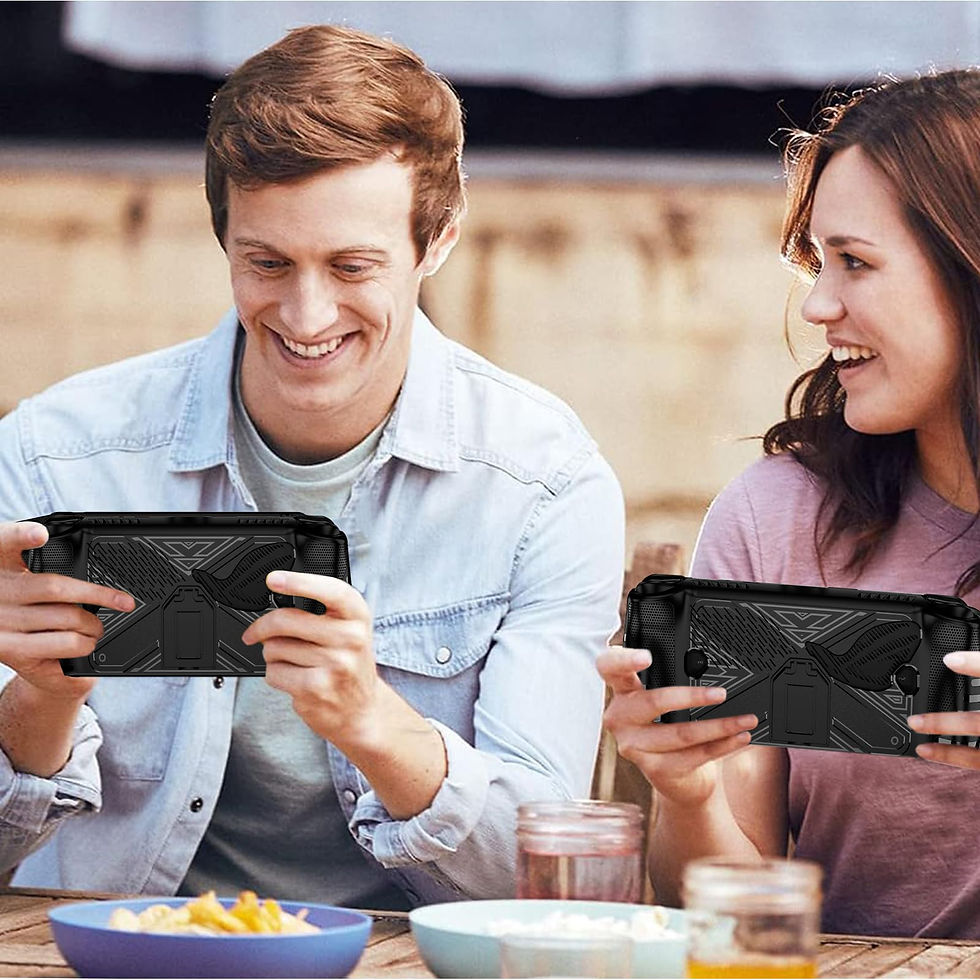 Thumbnail: NINKI Grip Case for ASUS ROG Ally X 2024, Shockproof Silicone Case, Black