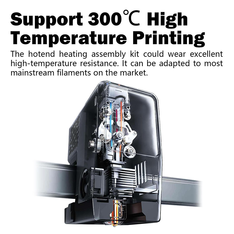 Thumbnail: Kobra X Hotend Kit Extruder Kits- for Heating Assembly 3D Anycubic Kobra
