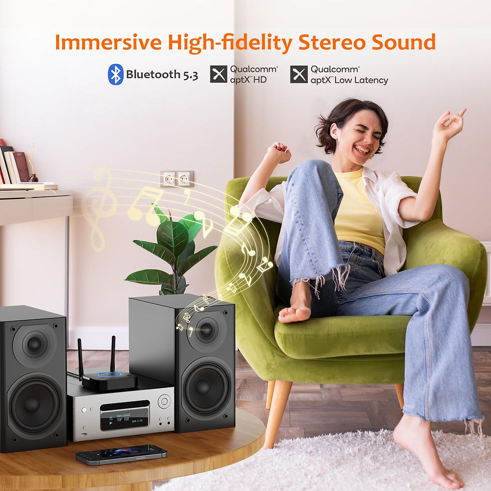 Thumbnail: [Upgraded] Receiver, HiFi Wireless Audio Adapter, Receiver 1Mii B06Pro Long