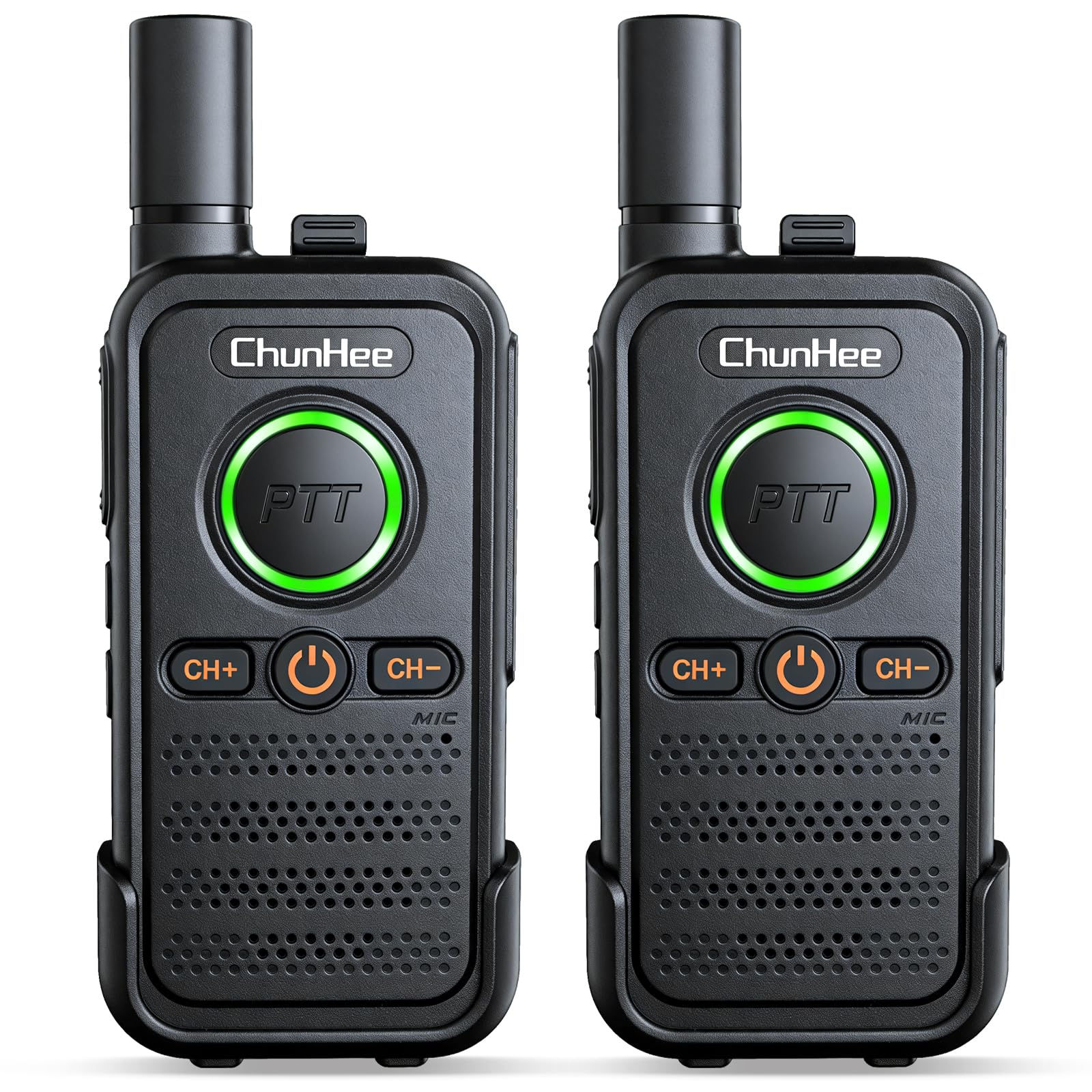 Wireless Security with VOX Hands-Free & SOS Home Intercom System PTT Buttons,