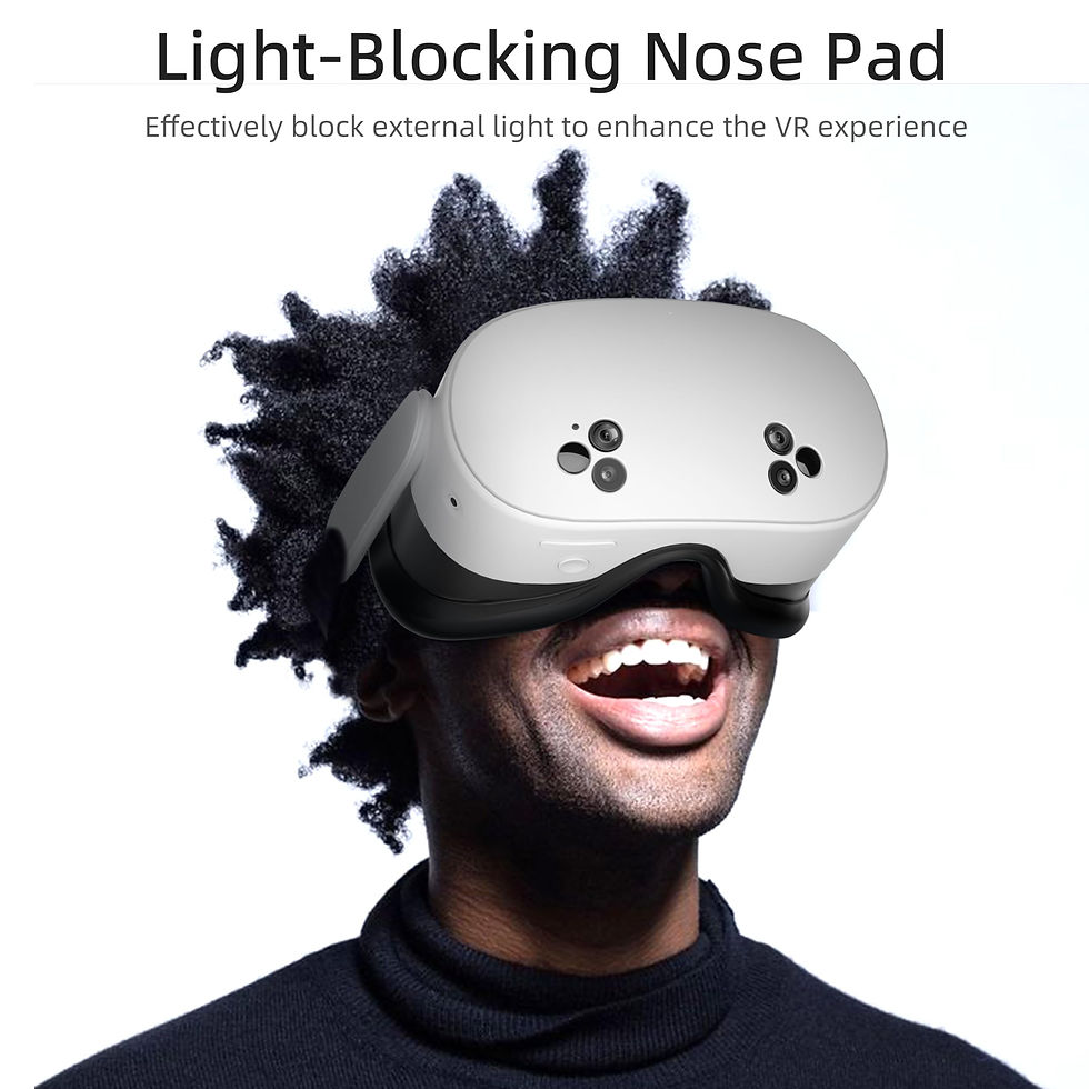 Thumbnail: APEXINNO Silicone Face Pad Cover for Meta Quest 3S, Soft, Durable, Washable