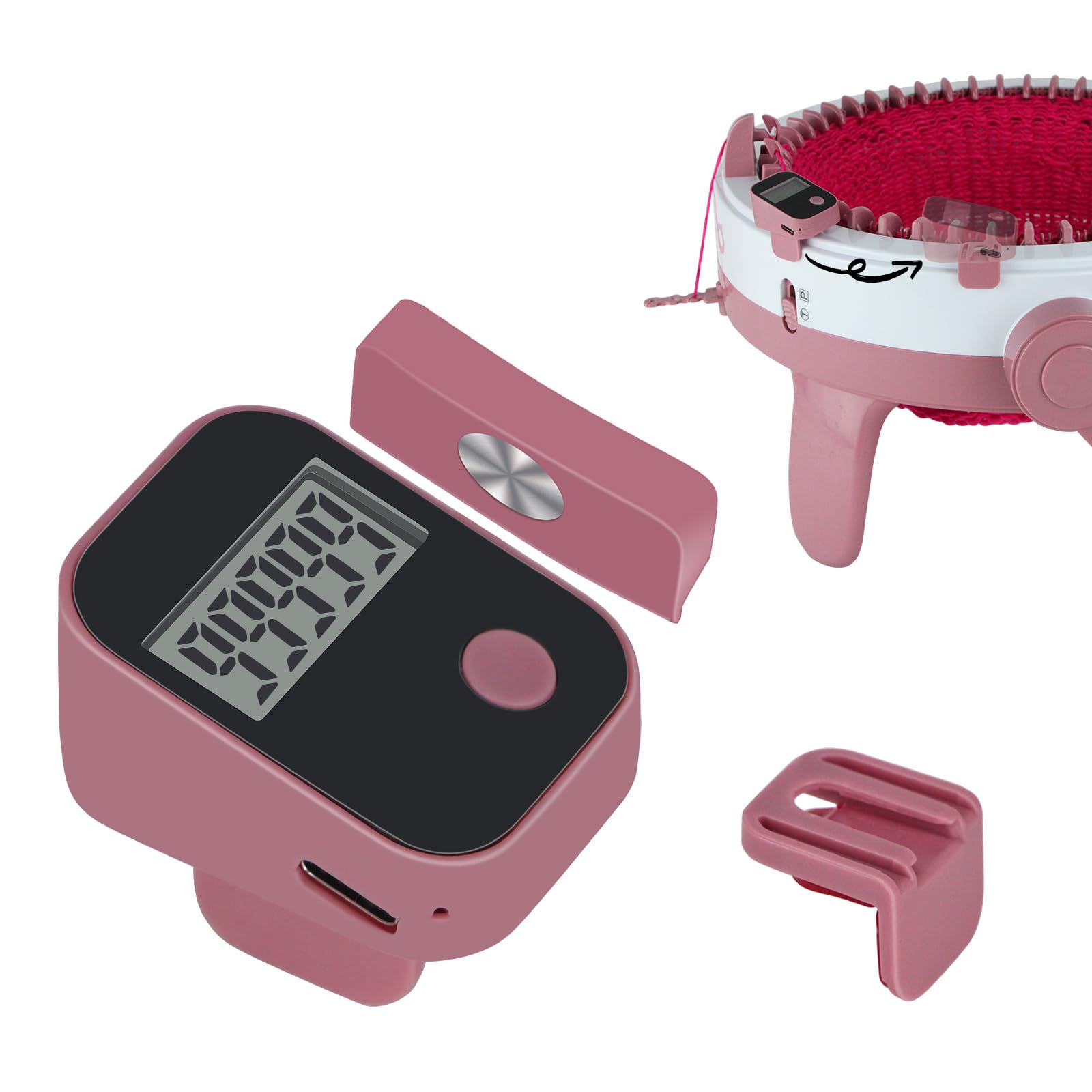 Rechargeable Counter, Row Counter for Suitable Knitting Machine Knitting,