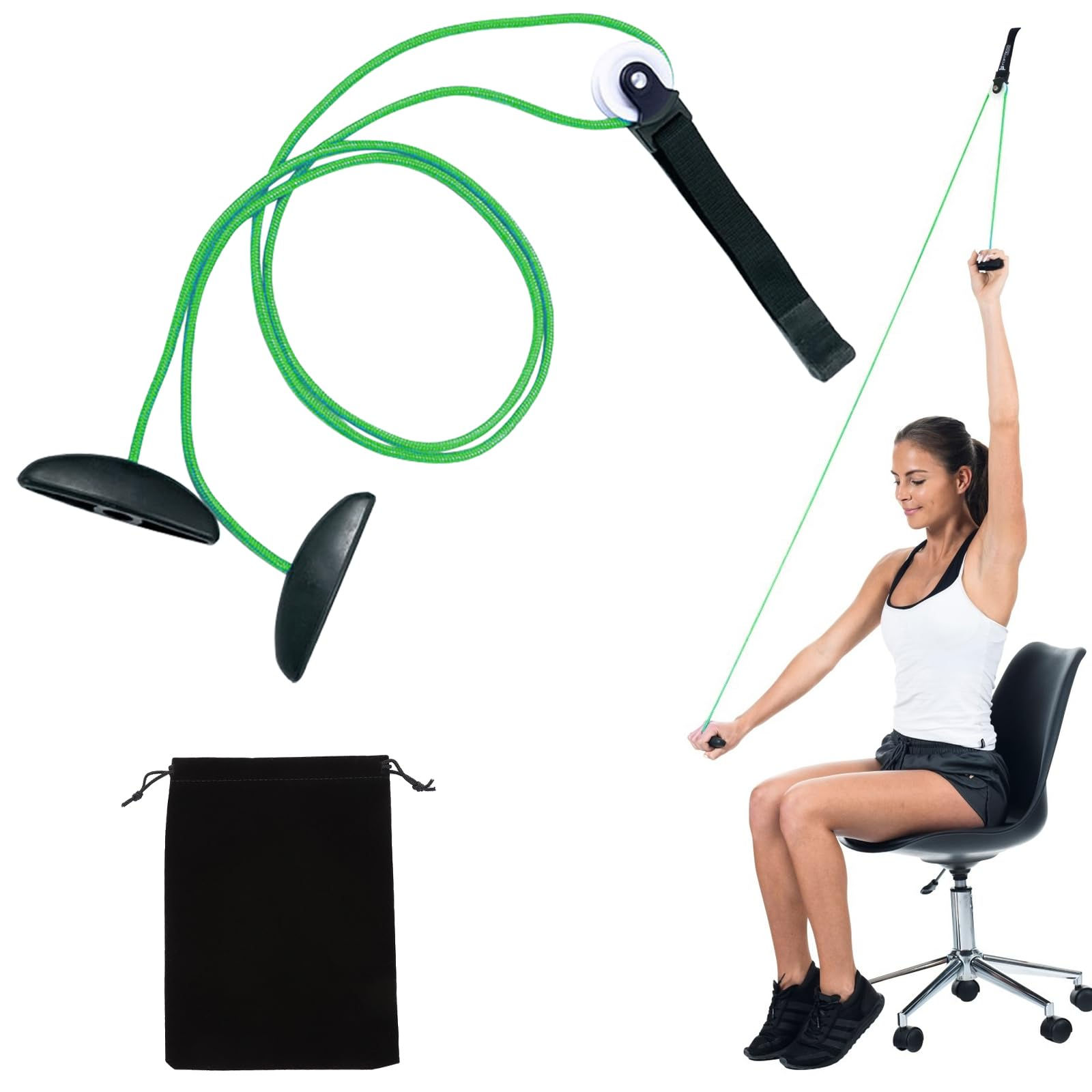VEGCOO Shoulder Pulley, Doorway Shoulder Exercise Tool for Rehab & Pain Relief
