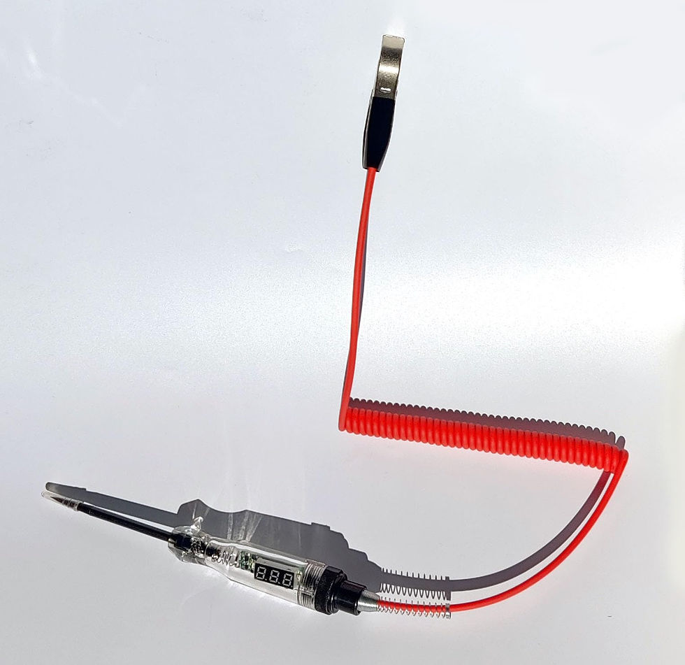 Thumbnail: Automotive Circuit Tester, 3-60V LED Voltmeter, Heavy-Duty Bidirectional Pen
