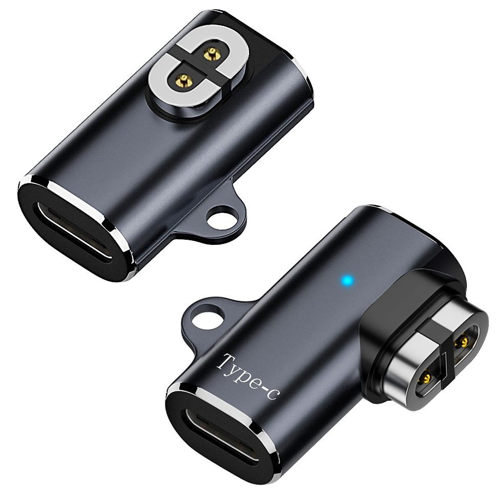 Thumbnail: 2-Pack USB C Magnetic Charger Adapters for AfterShokz Aeropex/OpenRun