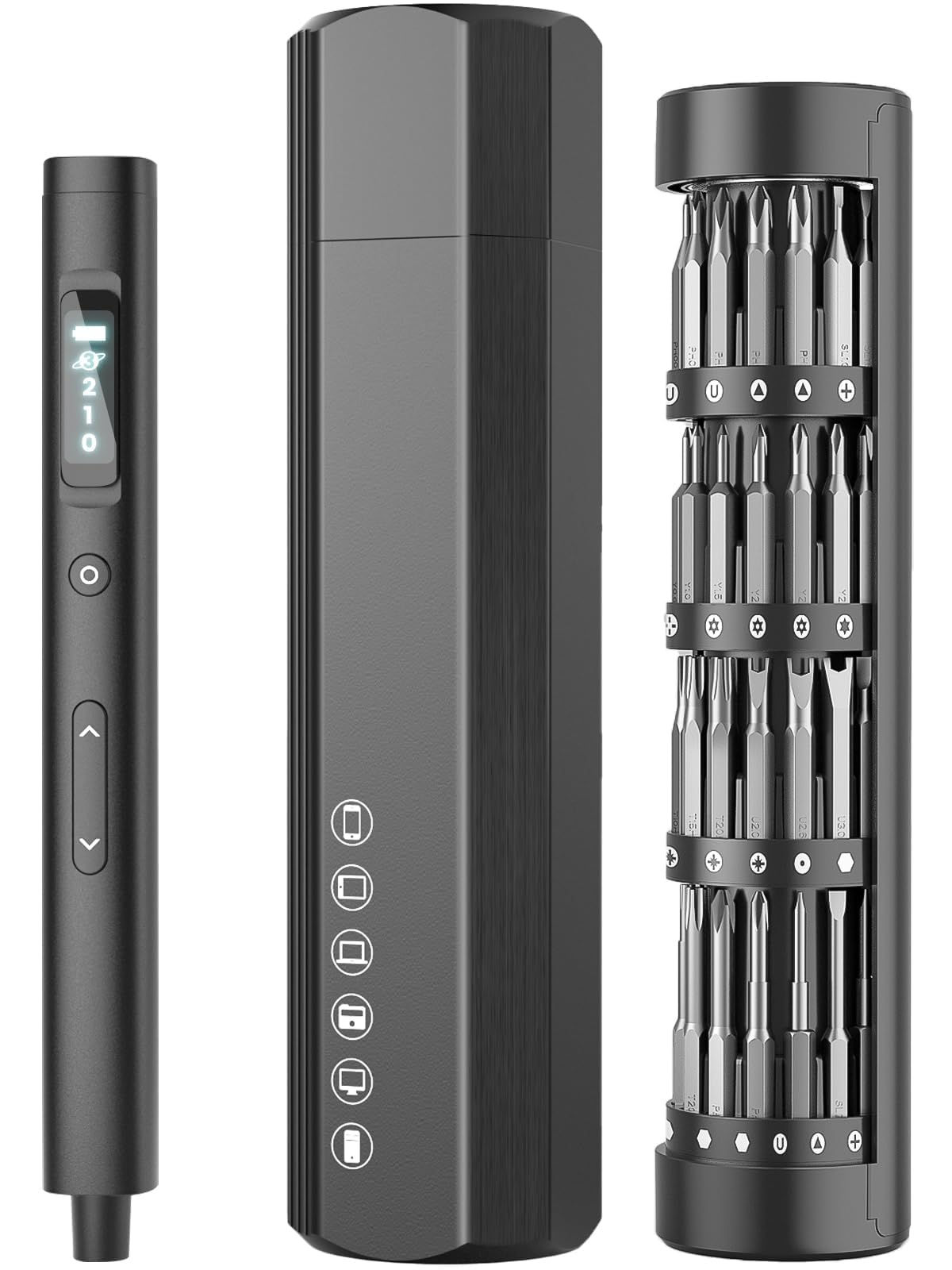 Mini Electric Screwdriver for with Precision Torque Sets,Sowkos Gifts Black