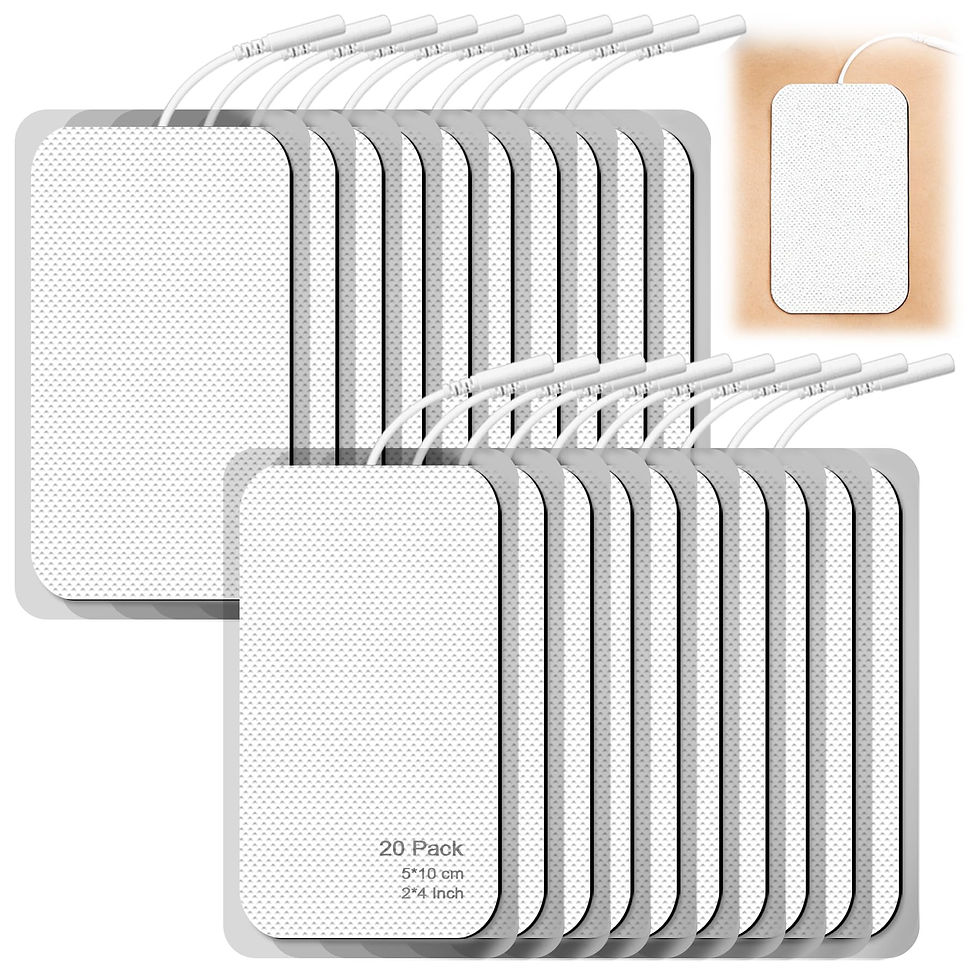 Thumbnail: TENS Unit Electrode Pads x with 20 Pcs, 2" Auvon, TENS Electrodes for Relief
