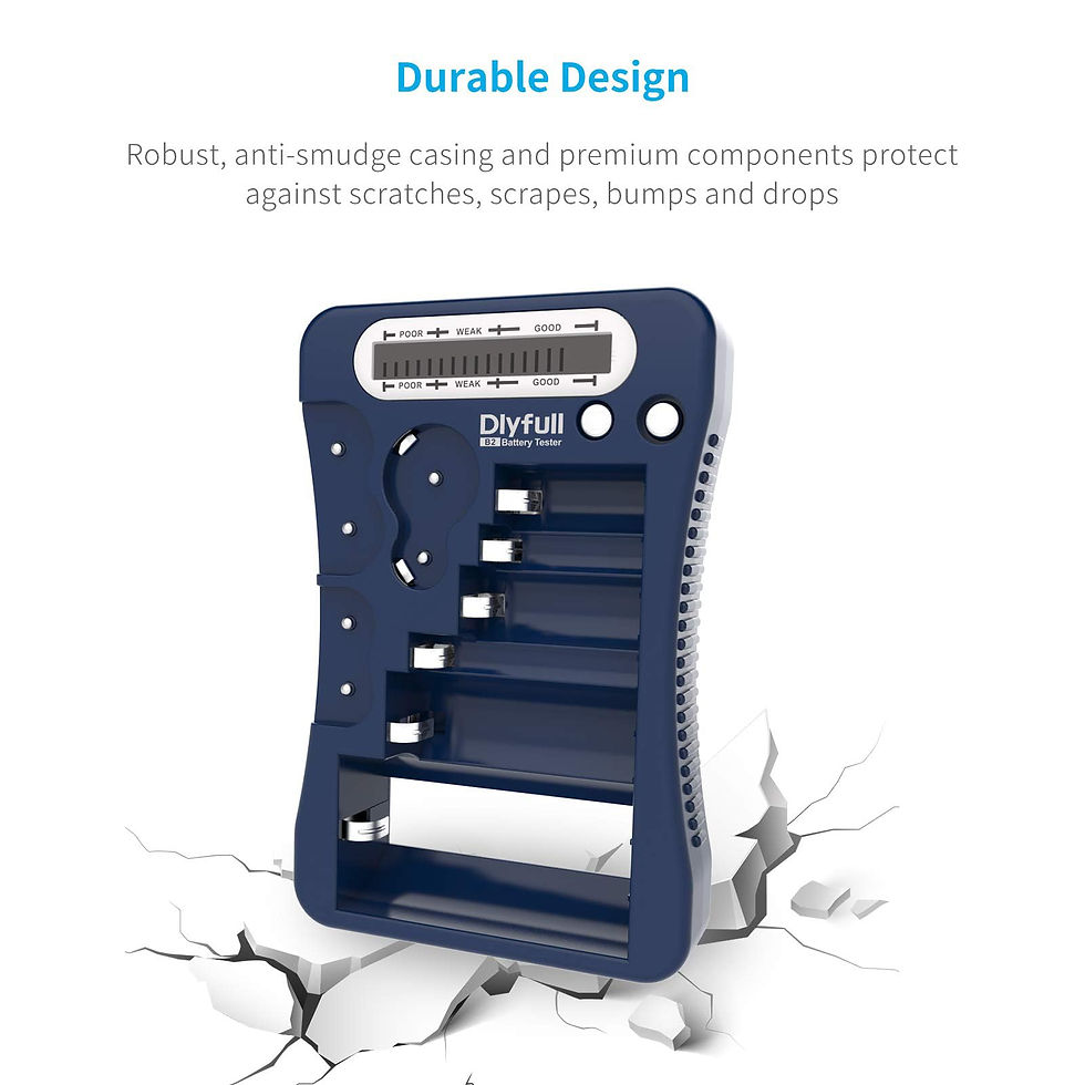Thumbnail: Battery Tester, Universal LCD Display Checker for AA AAA CR2032, 1x AAA Included