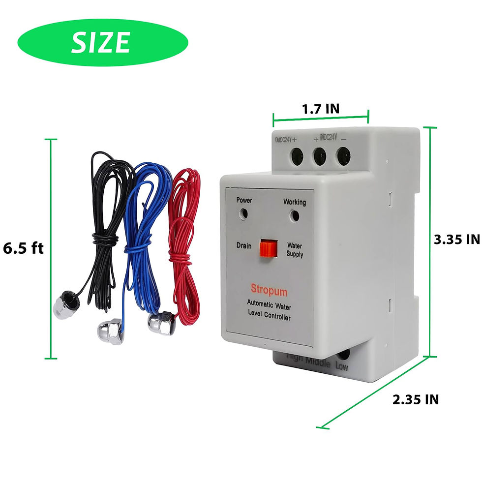 Thumbnail: DC Water Level Controller Liquid Sensor 24V Automatic Pump Detector Float