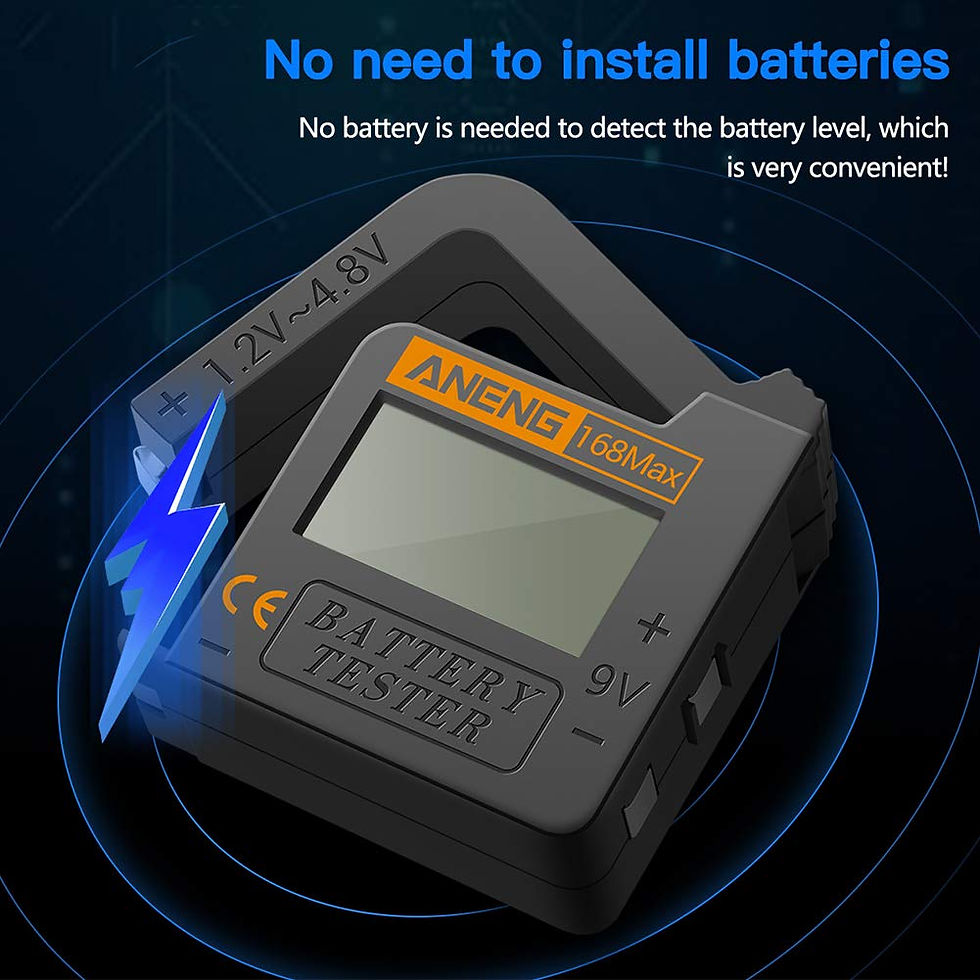 Thumbnail: Volt Checker Battery Tester, Universal Digital Charge Checker, Compact