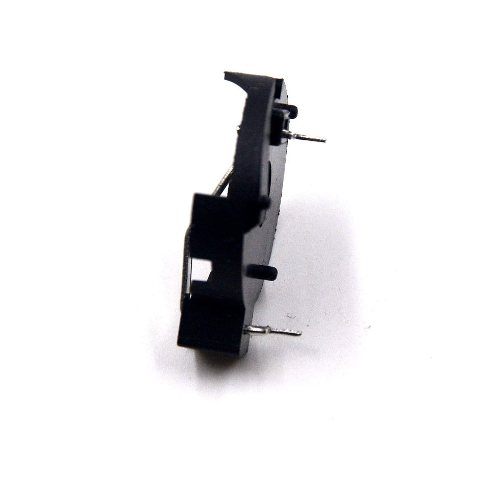 Thumbnail: 12-Pack Coin Battery Holder for CR2032 with Solder Mounting Leads