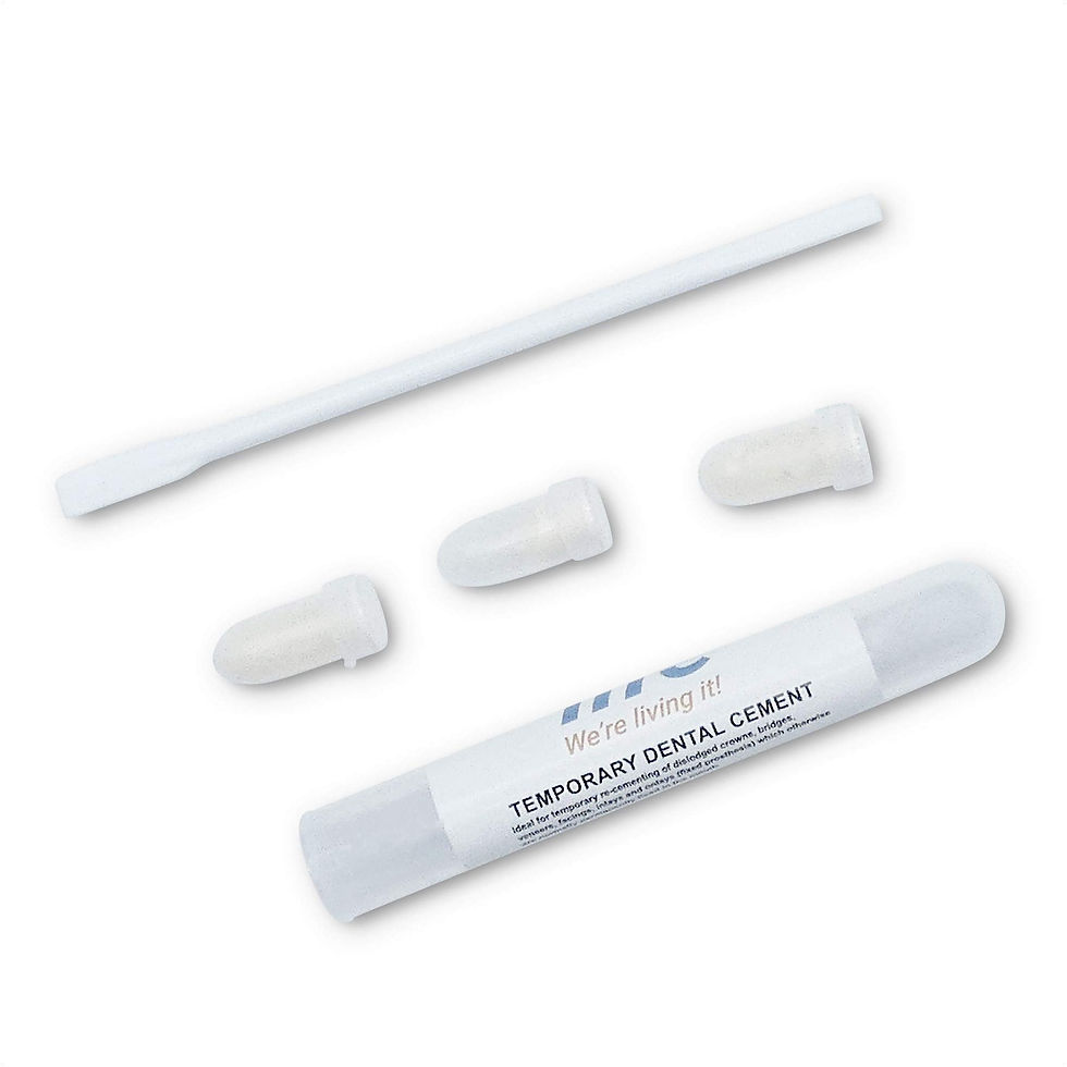 Thumbnail: LIFE Healthcare Dental Repair Kit, Cement for Crowns, Temporary Fix (3 Caps)