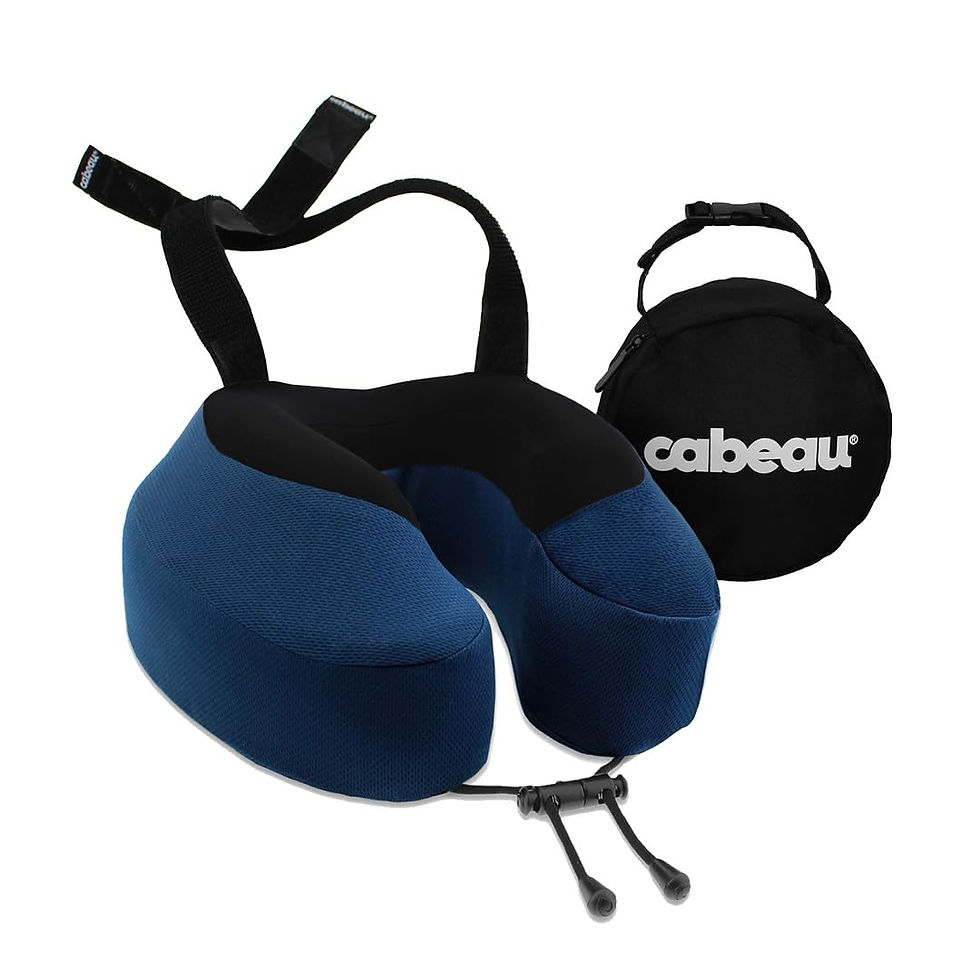 Thumbnail: Cabeau Evolution Travel Pillow – Straps to S3 Memory Foam Cool Airplane