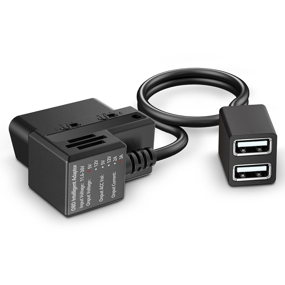 Thumbnail: OBD Constant Power Cable for Dash with Camera,Compatible Garmin Cam,OBDII